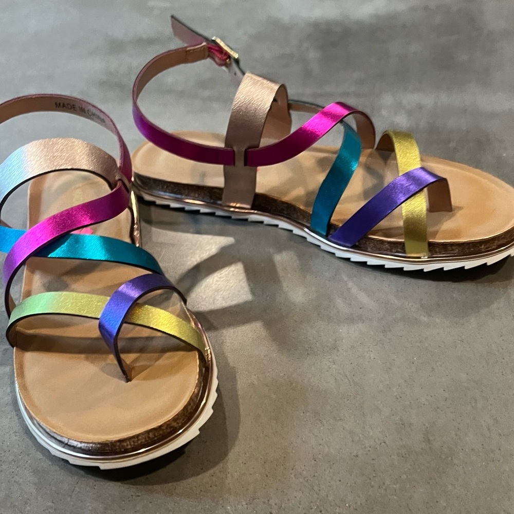 Multi colored sandals - Picture 3 of 4
